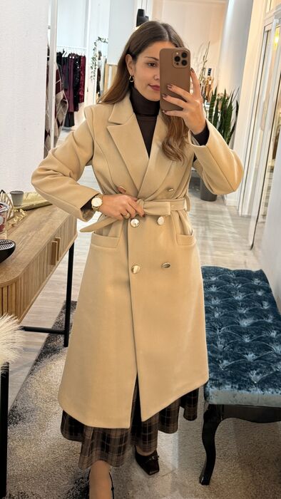 SOBRETUDO ELEGANCE - BEGE