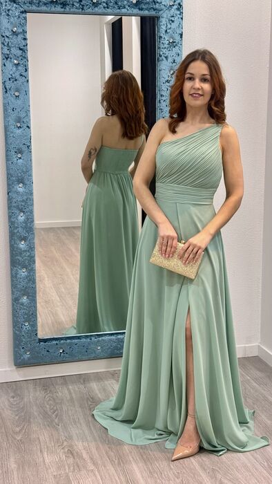 VESTIDO TRACY - VERDE ÁGUA