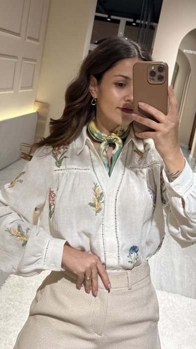 CAMISA DÁLIA - BEGE