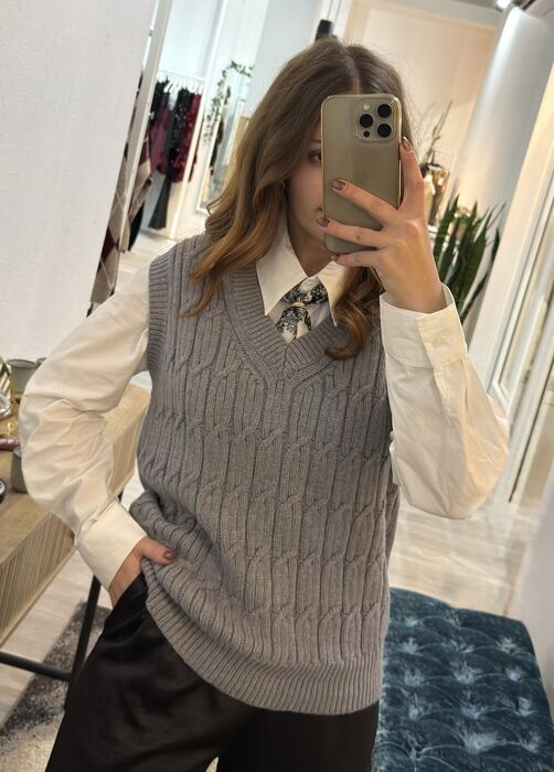 COLETE MALHA SOFT TRICOT - CINZA