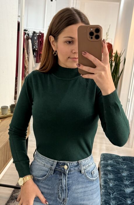 MALHA MEIA GOLA SOFT CLASSIC - VERDE ESMERALDA