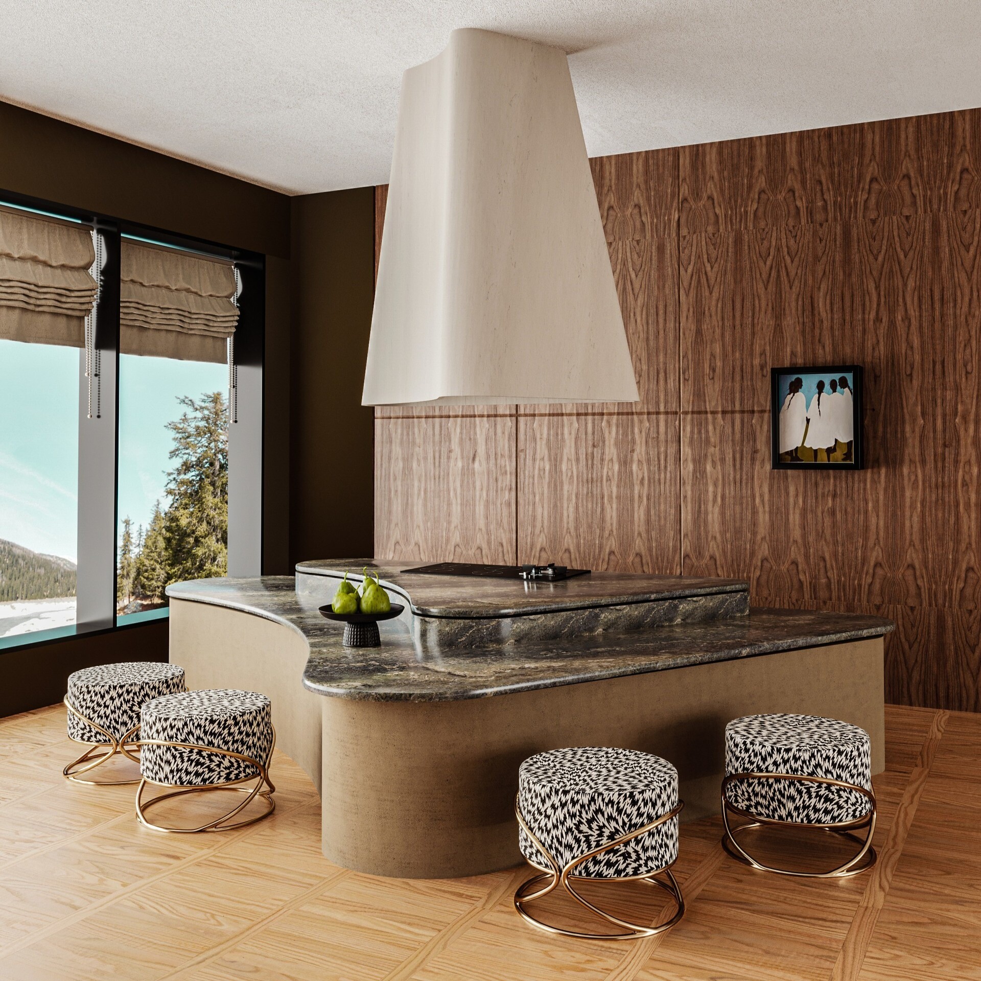 Designed stools and loungers by MAMOA, crafted in Portugal for sophisticated interiors.