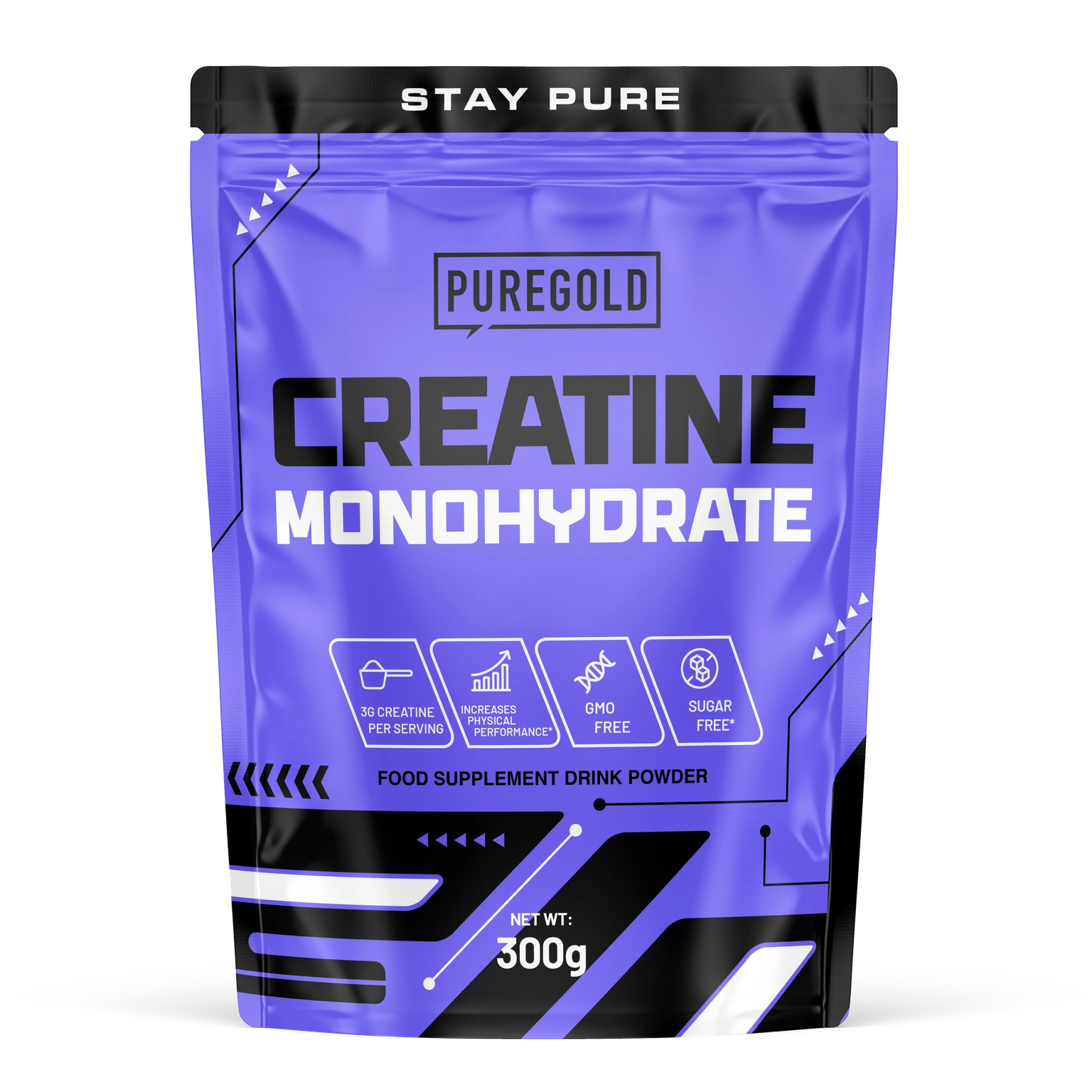 Creatina Monohidratada Pura 300g 