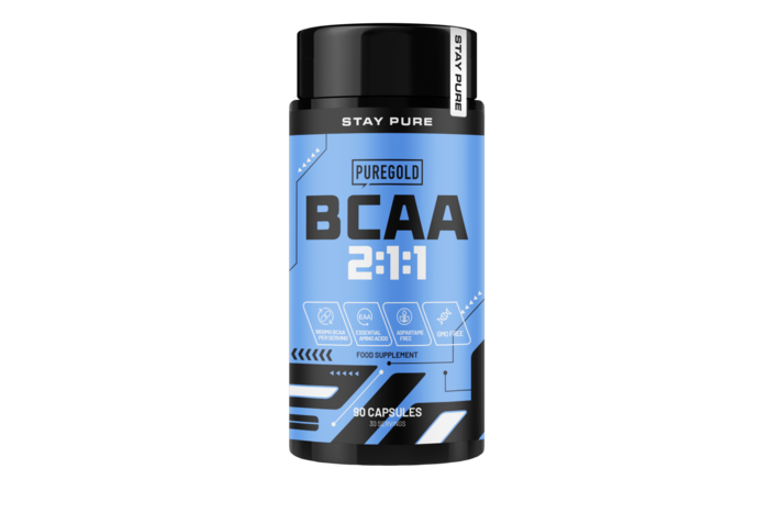 BCAA 2:1:1 – 90 Cápsulas - Aminoácidos Essenciais 