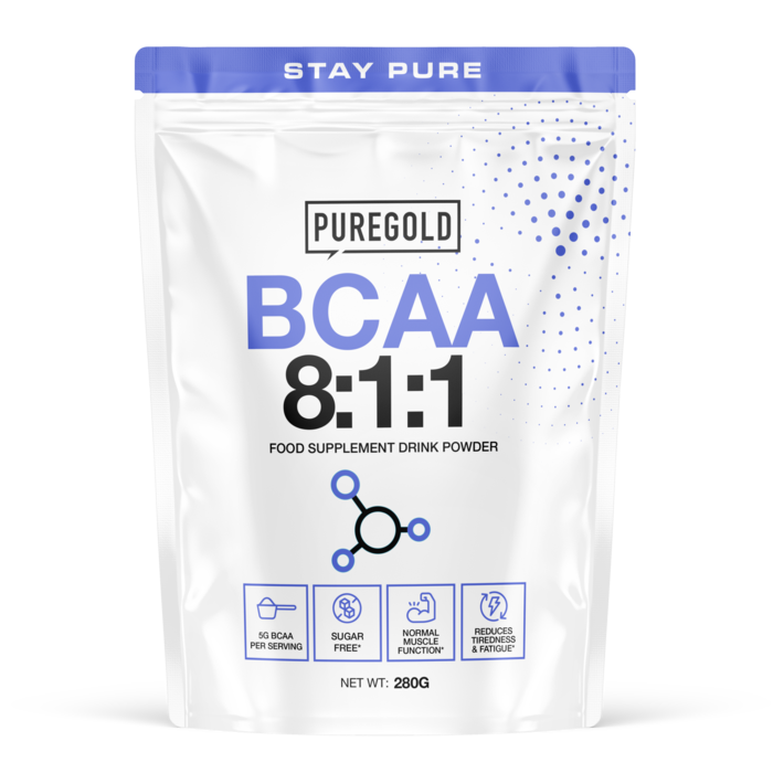 BCAA 8:1:1 – 280g - com Aminoacidos, Vitaminas, Potássio