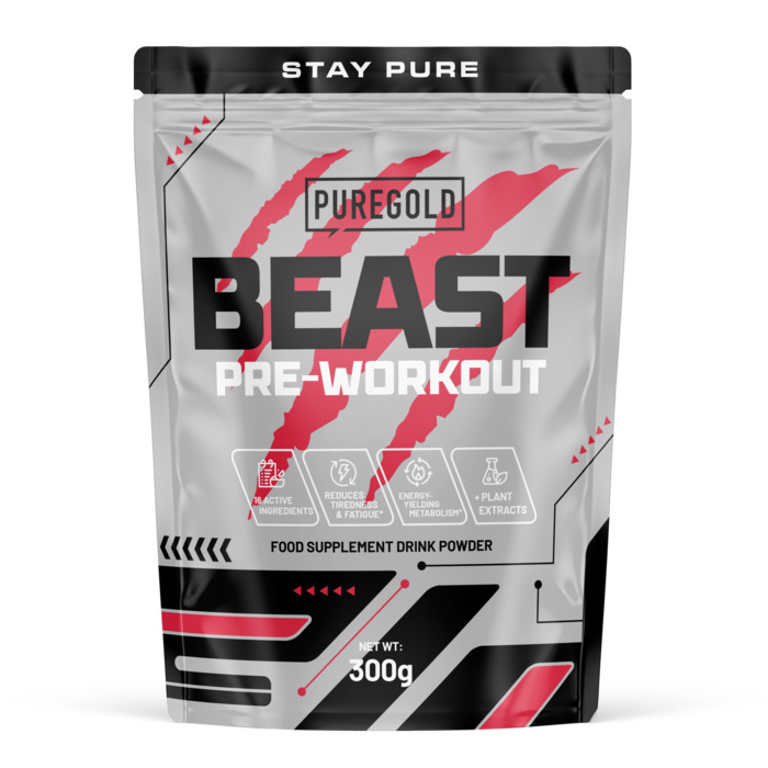 Beast Pré Treino 300g - 16 Ingredientes Ativos