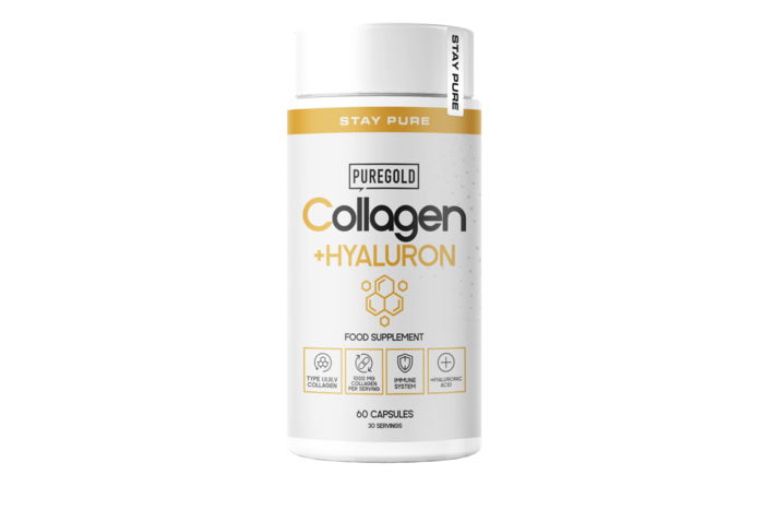 Collagen + Hyaluron - Colagénio + Hialurónico 60 Cápsulas