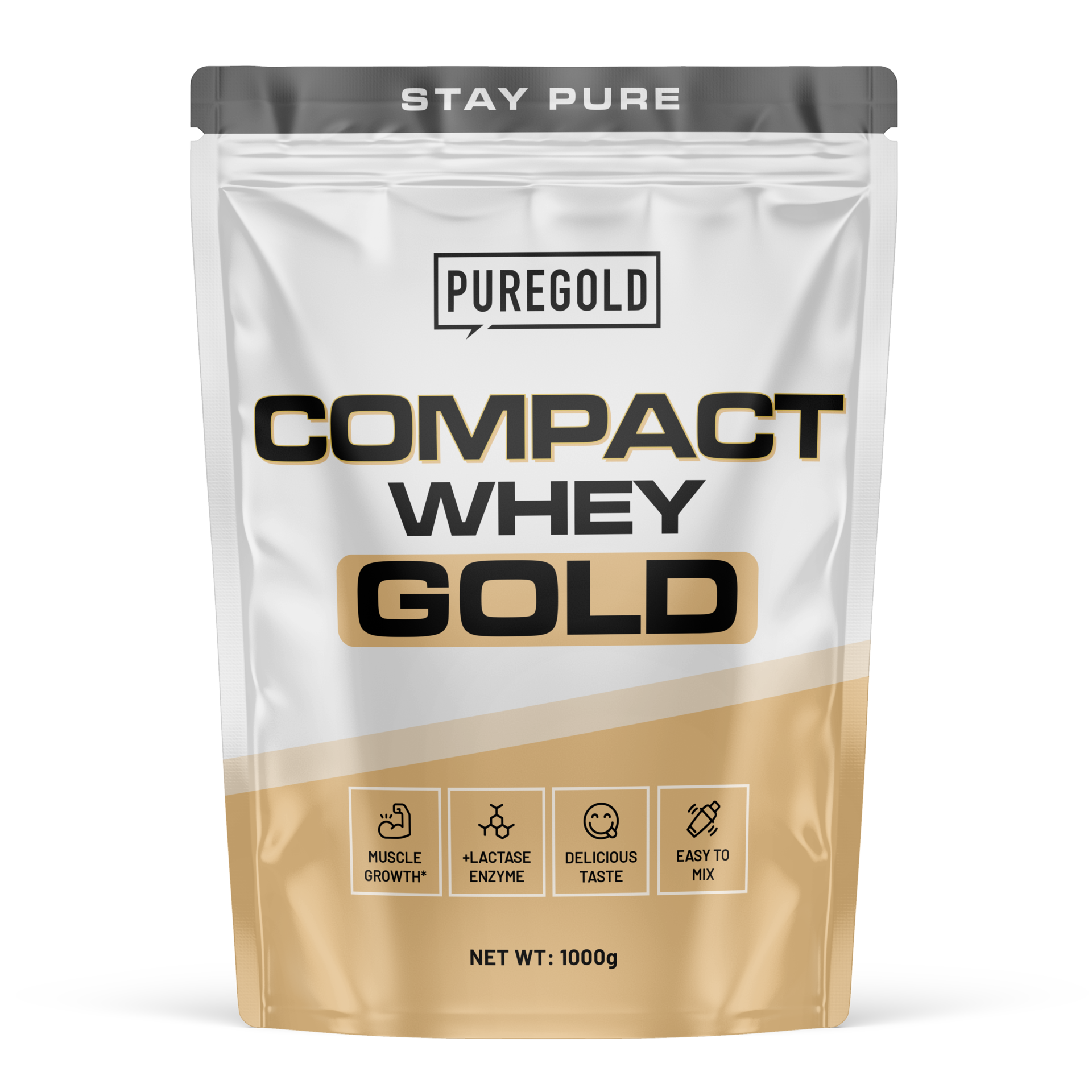 Compact Whey Gold -1000G - Proteína Concentrada  0