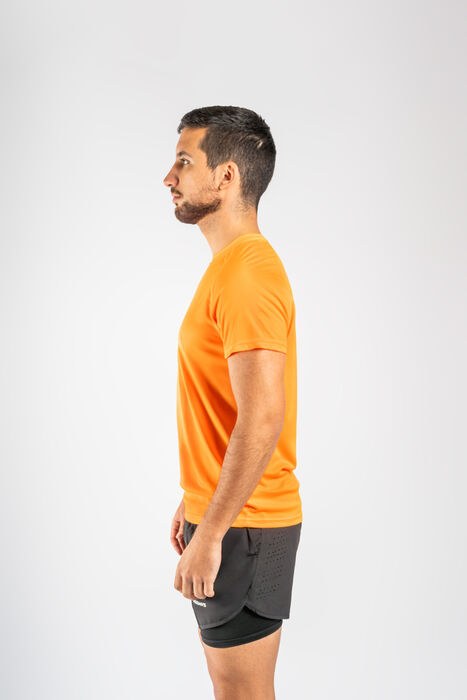 Vortex Tech Tee - Orange fluo