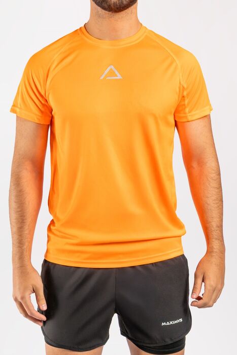 Vortex Tech Tee - Orange fluo