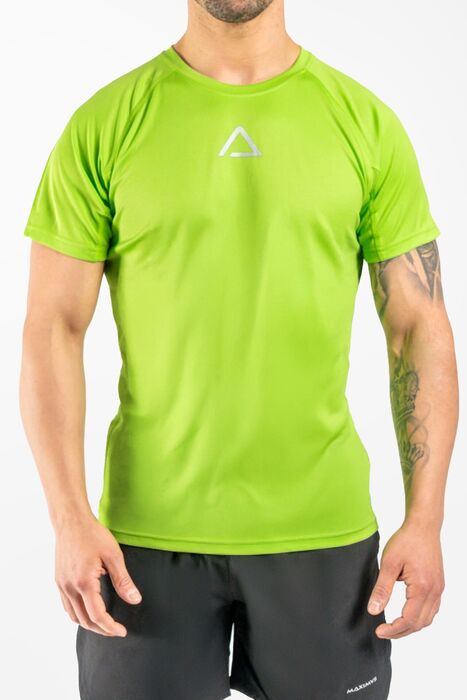 Vortex Tech Tee - Green fluo