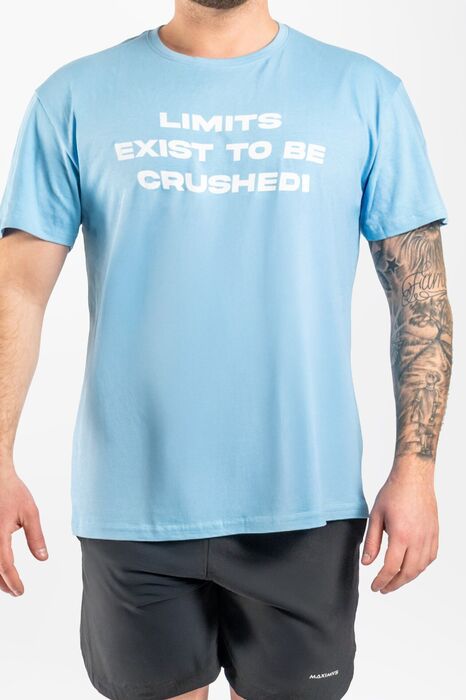Crushed Tee shirt - Azure