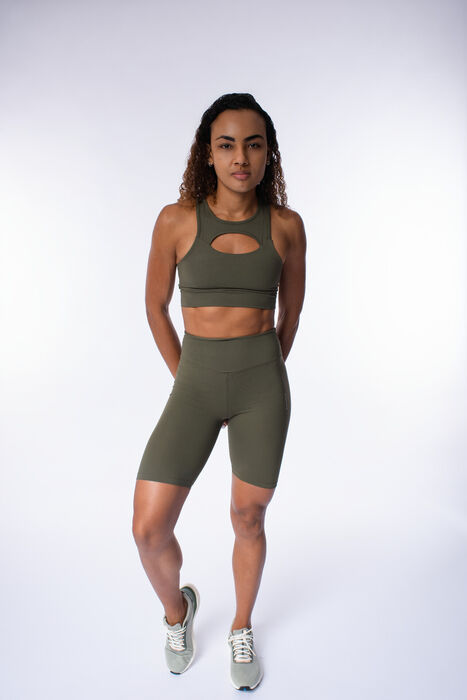 Crop Top Nova - X-Air Military Green