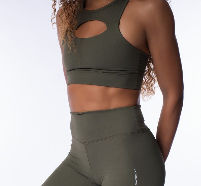 Crop Top Nova - X-Air Military Green