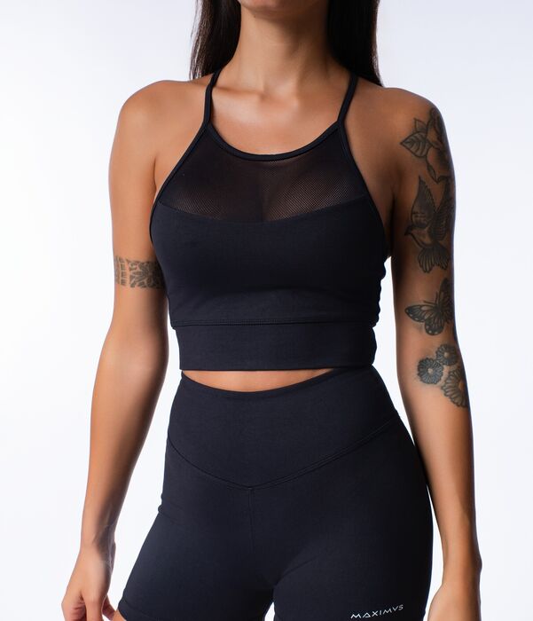 Crop Top Mesh - X- Air Black 