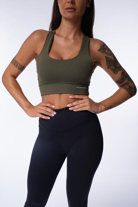 Bra-Soutien de Desporto Base - X-Air Military Green 