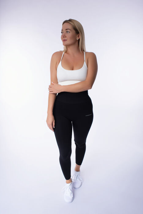 Legging de Cintura Alta Blaze (Seamless) - Black