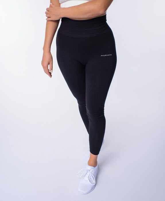 Legging de Cintura Alta Blaze (Seamless) - Black