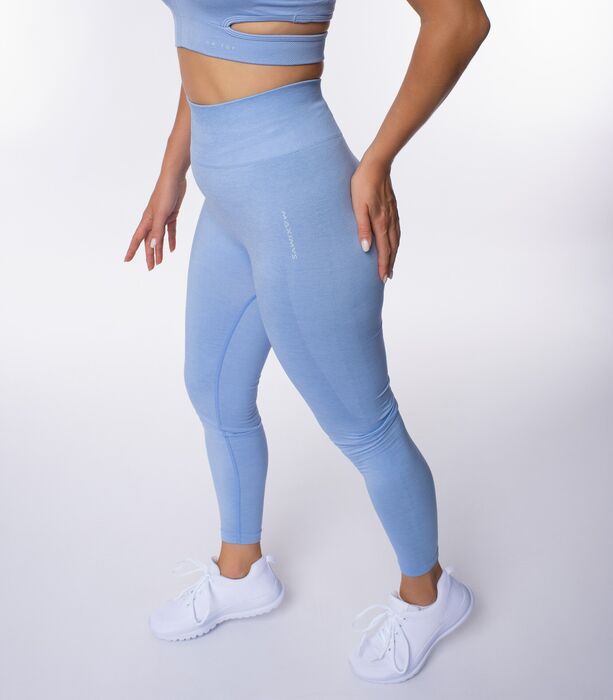 Legging de Cintura Média Ibiza (Seamless) - Sky Blue