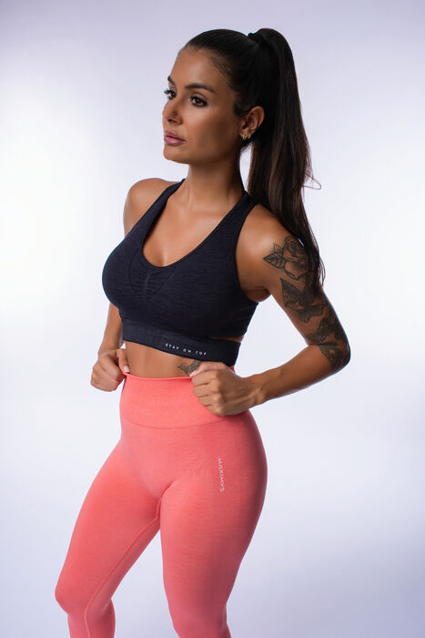 Bra-Soutien de Desporto Ibiza (Seamless) - Black
