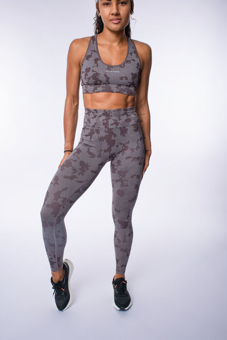 Bra-Soutien de Desporto Camo (Seamless) - Military Black
