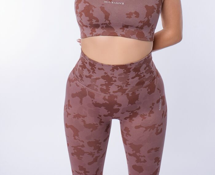 Camo Legging (Seamless)  - Military Brown
