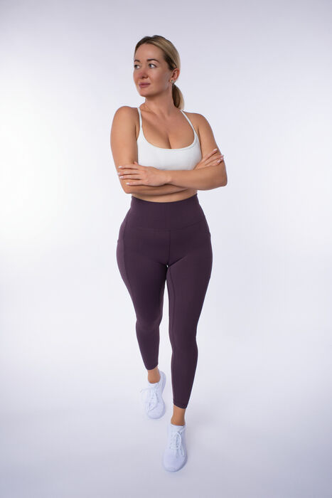 Legging Power Pockets - Burgundy