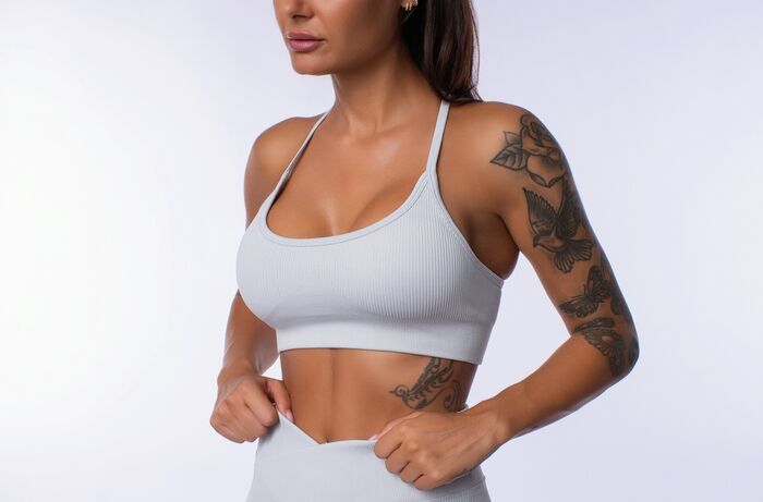 Bra-Soutien de Desporto Sculpt (Seamless) - Light Gray