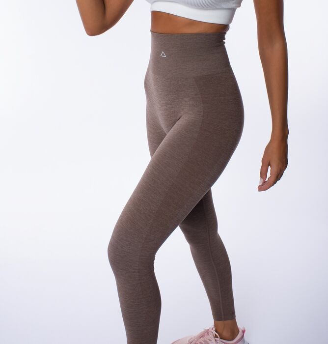 Legging de Cintura Alta M-Yoga (Seamless)  - Oak / Sépia