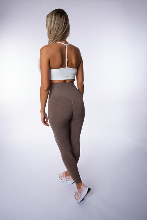 Legging de Cintura Alta M-Yoga (Seamless)  - Oak / Sépia