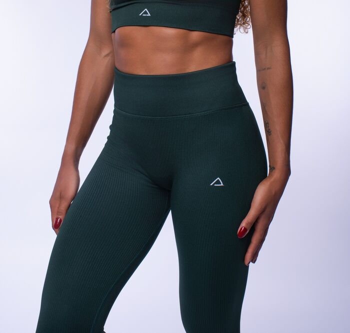Legging de Cintura Alta XFitness (Seamless) - Eden Green 