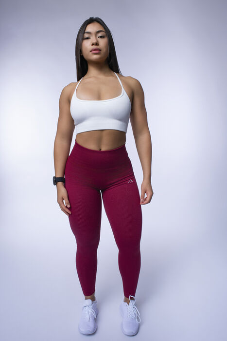 Legging de Cintura Alta XFitness (Seamless)  - Bordeaux