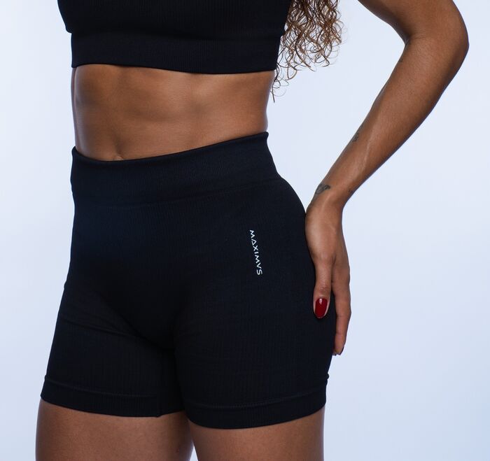 Calção Curto Allure  (Seamless) - Black
