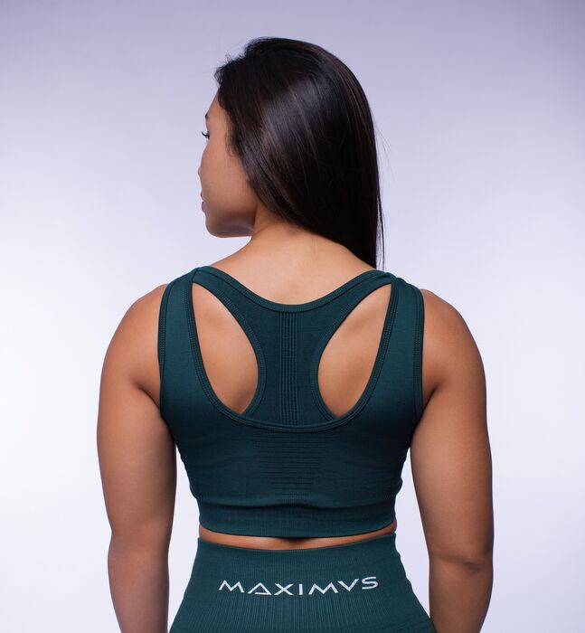 Crop Top Paris (Seamless)  - Forest Green