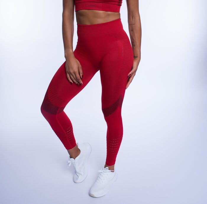 Legging Paris de Cintura Média (Seamless)  - Red