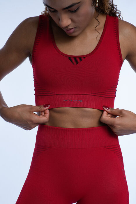 Crop Top Paris (Seamless) - Red