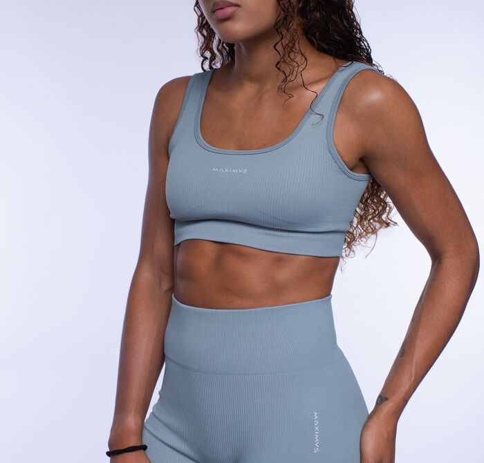 Bra-Soutien de Desporto Essencial (Seamless) - Acapulco Green