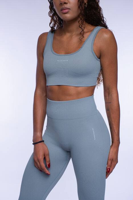 Bra-Soutien de Desporto Essencial (Seamless) - Acapulco Green