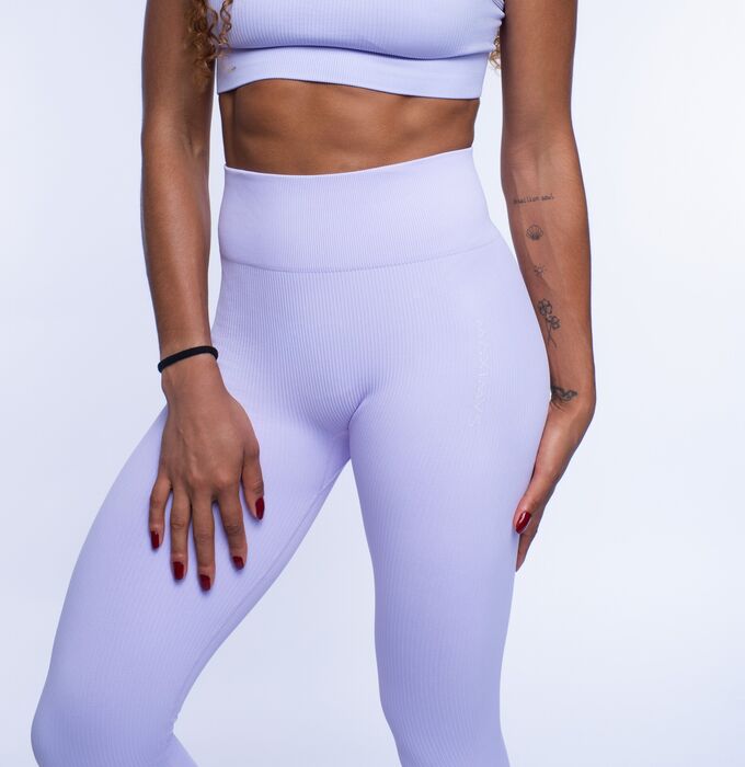 Leggings de Cintura Média XFlex (Seamless) - Purple