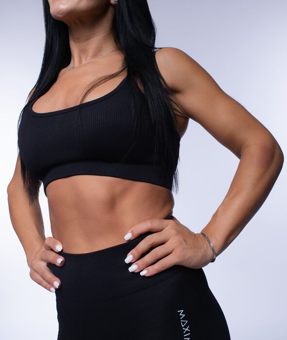 Bra-Soutien de Desporto XFlex (Seamless) - Black