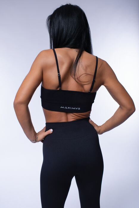 Bra-Soutien de Desporto XFlex (Seamless) - Black