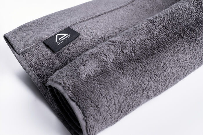 Toalha de Ginásio 100% Algodão Multiusos - Anthracite Gray 