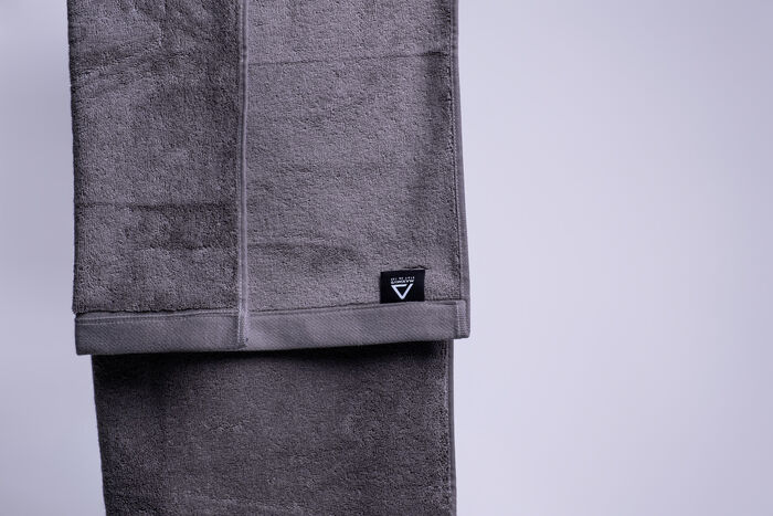 Toalha de Ginásio 100% Algodão Multiusos - Anthracite Gray 