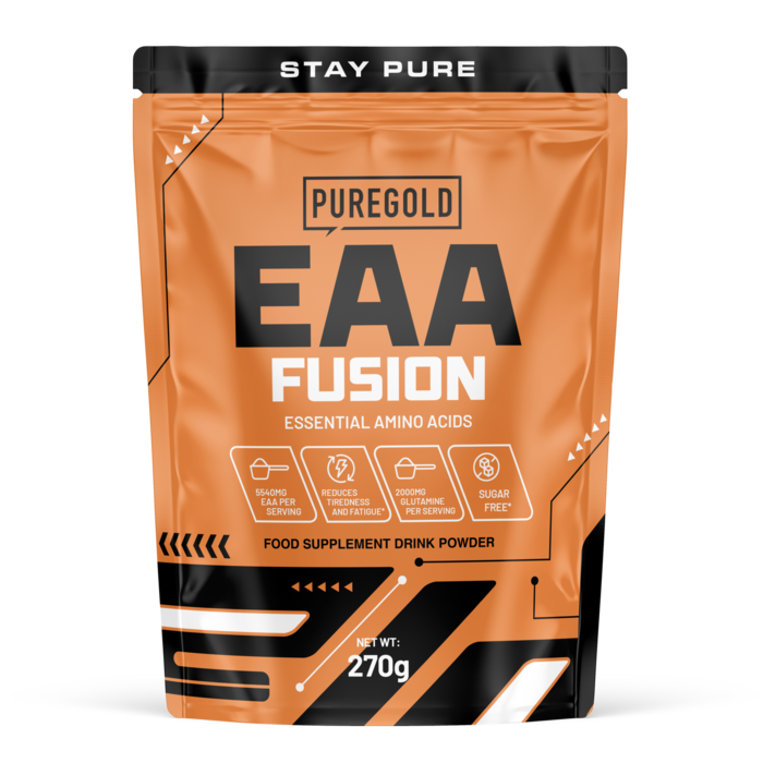 EAA Fusion - Aminoácidos, Glutamina e B6 em pó para bebida - 270g 