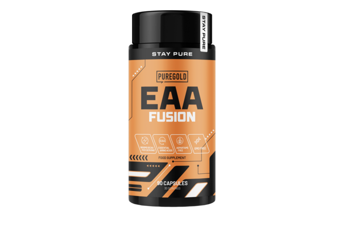 EAA  Fusion - Complexo de 9 Aminoácidos Essenciais – 90 Cápsulas