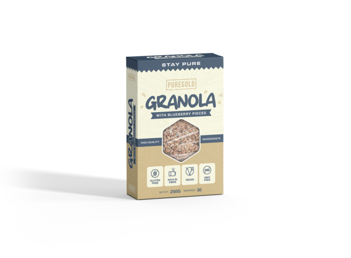 Granola 250g - Vegan Sem Glúten , Rica em Fibras