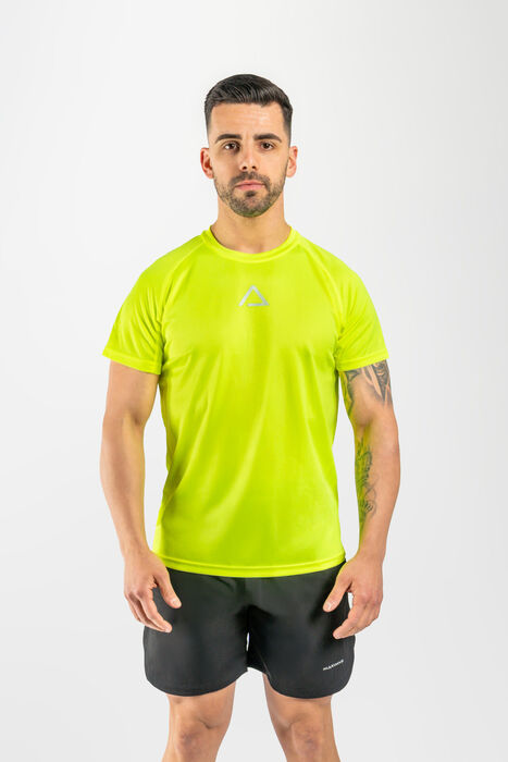Vortex Tech Tee - Yellow Fluo