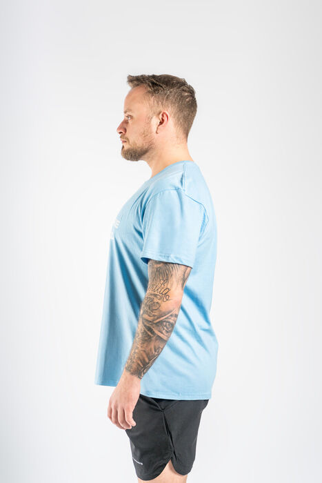 Crushed Tee shirt - Azure