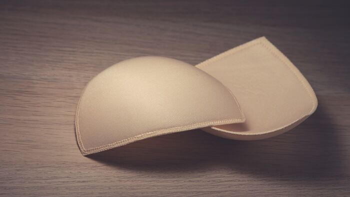 1 PAR - Almofadas / Pad  - Skin -Bege
