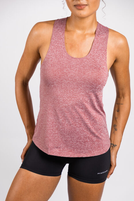 Sporty Tank Top -  Red Mix